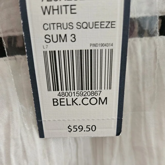 NWT Crown & Ivy white embroidered floral blouse top Womens Medium - Picture 8 of 8